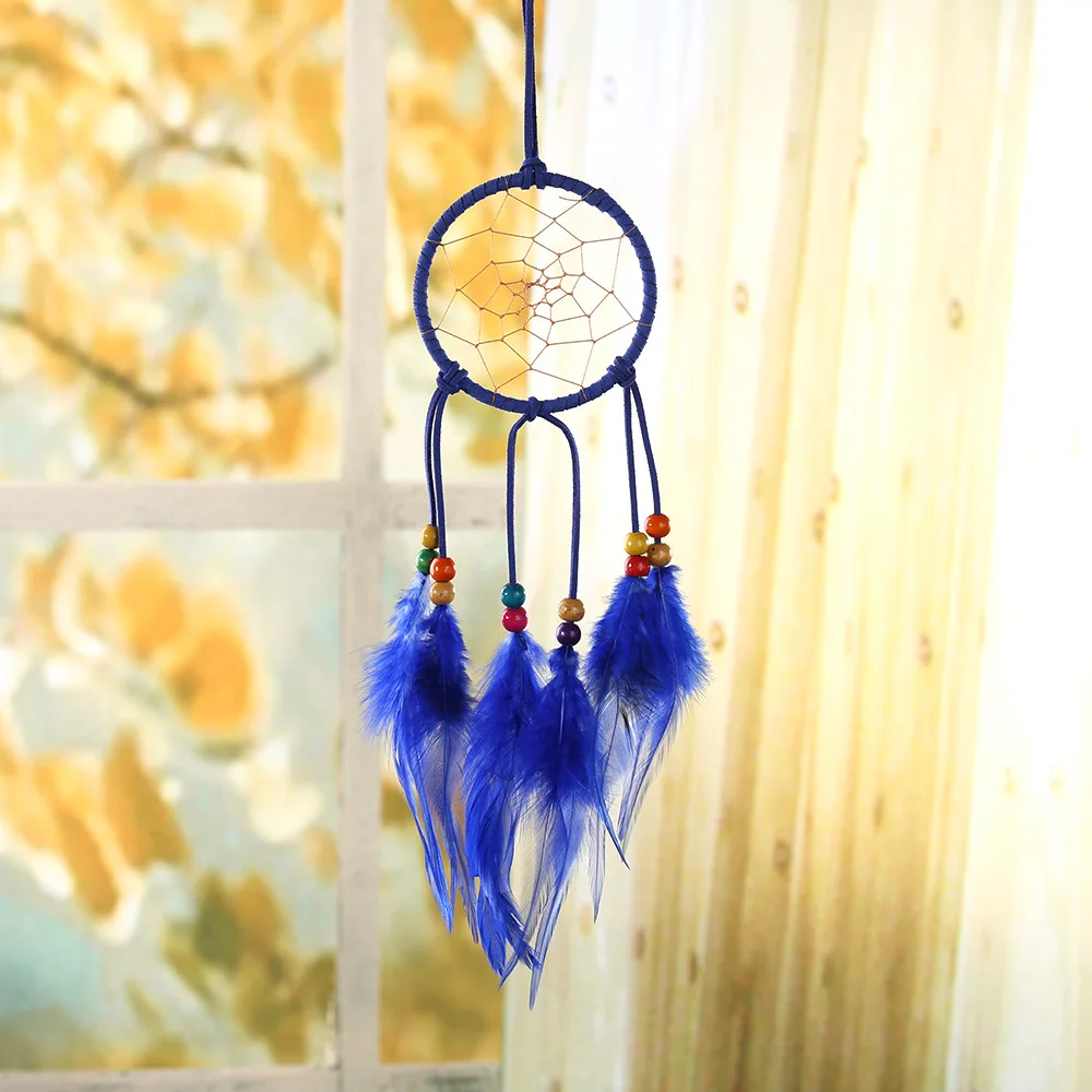 

1PCS Dream Catcher Car Pendant Retro style Feather Decoration Home Decor Wall Hanging car decoration accessories