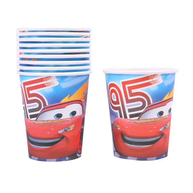 115 шт. Мультфильм Дети сувениры Disney Lightning McQueen автомобили тематическая вечеринка