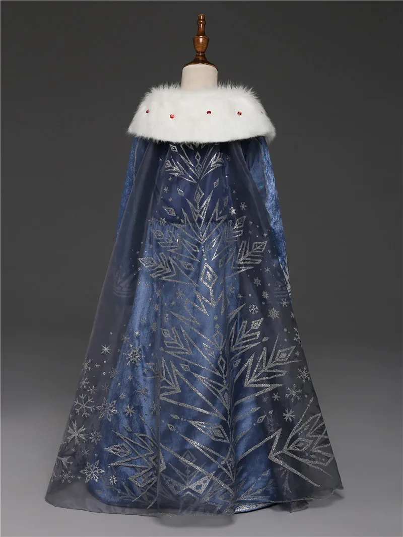 Маскарадный костюм для девочек 4-10 лет принцессы рождественское платье рождества