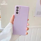 Мягкий силиконовый чехол для Samsung S21 Ultra S20 Plus S21 FE Note 10 Pro Lite A82 A52 A72 A42 A32 A22 A50 A51 A71, матовый тонкий Чехол