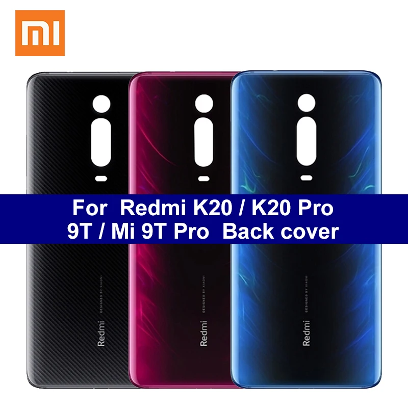 Задняя крышка аккумулятора для XIAOMI Redmi K20 Pro 3D стеклянный задний корпус сменная