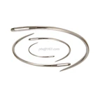 4 шт. ручные швейные иглы Набор бытовой ремонт изогнутый коврик матрас иглы