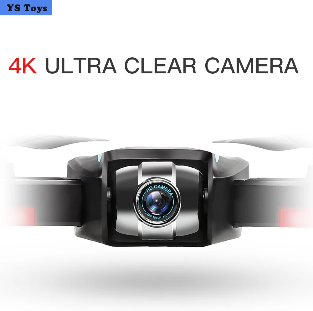 Складной мини-Дрон 4K HD Wifi FPV камера Квадрокоптер игрушки двойная оптический поток