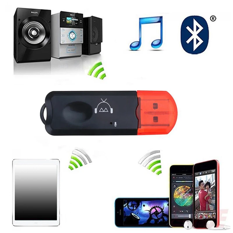 

Беспроводной Аудиоадаптер Bluetooth с микрофоном и передатчиком Bluetooth