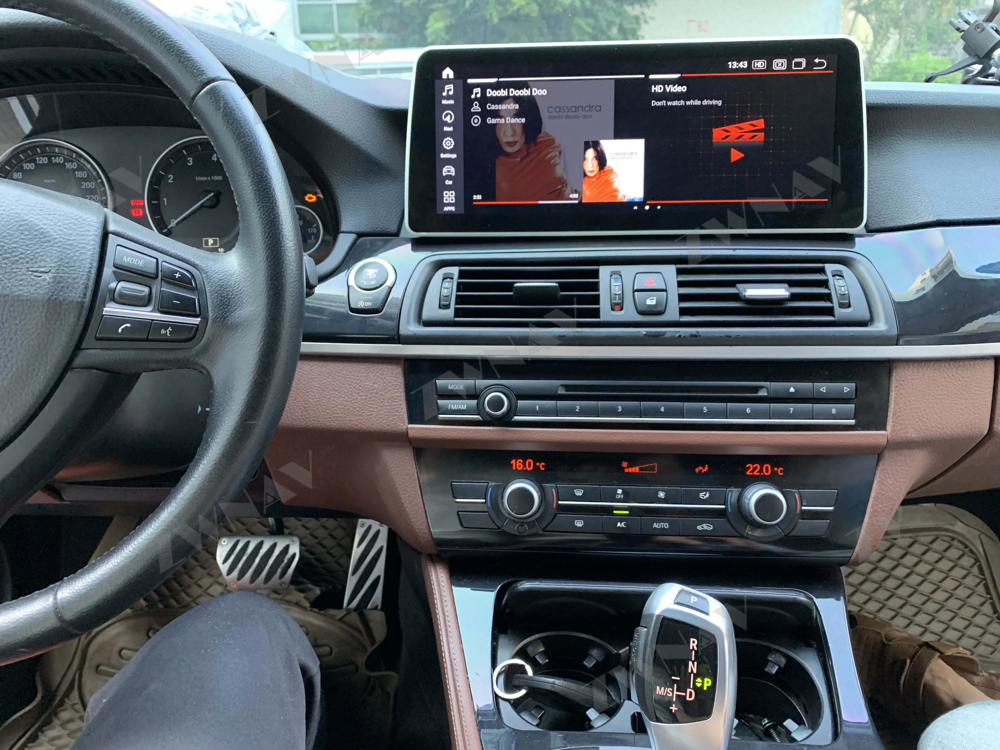 구매 256G 무선 카플레이 안드로이드 11, BMW 5 시리즈 F10 F11 F18 F07 GT 2011-2017 오디오 라디오 수신기 레코더 GPS 비디오 헤드 유닛