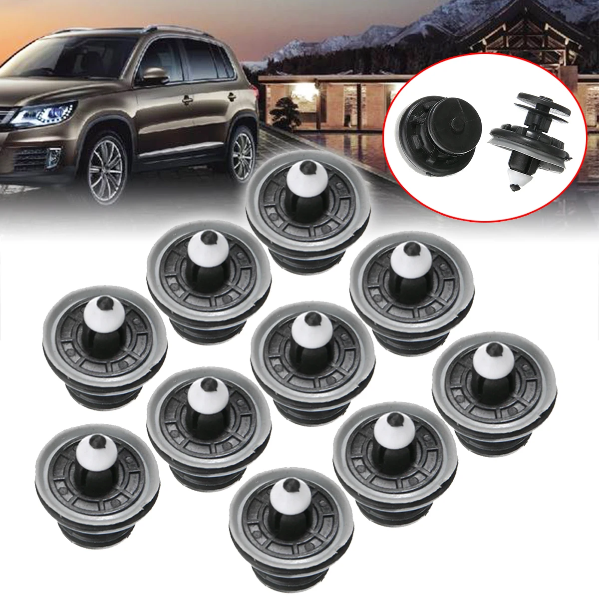 10 шт./компл. автомобильные зажимы для крепления панели салона автомобиля