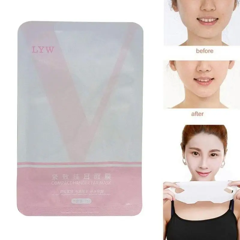 V образный пластырь для подтяжки лица 4d маска похудения уменьшение двойной