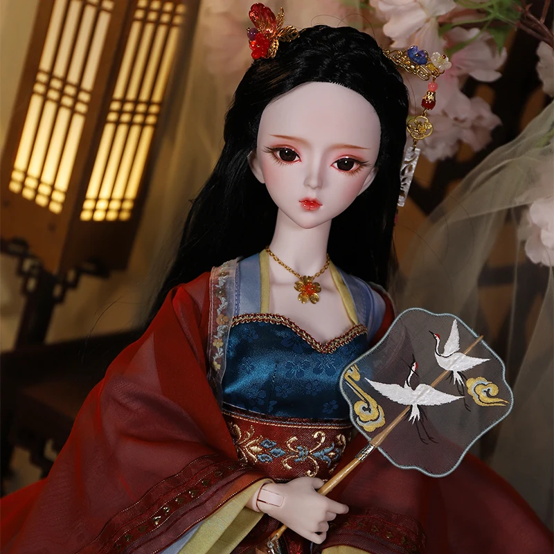 Цена Шарнирная кукла Dream Fairy 1/3 в китайском красивом стиле, 62 см, шарнирные куклы SD MSD с одеждой, обувью, макияжем, шарнирные куклы для девочек