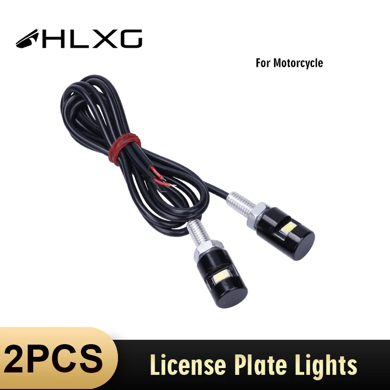 Светодиодные Подсветка регистрационного номера Универсальный мото Винт лампа