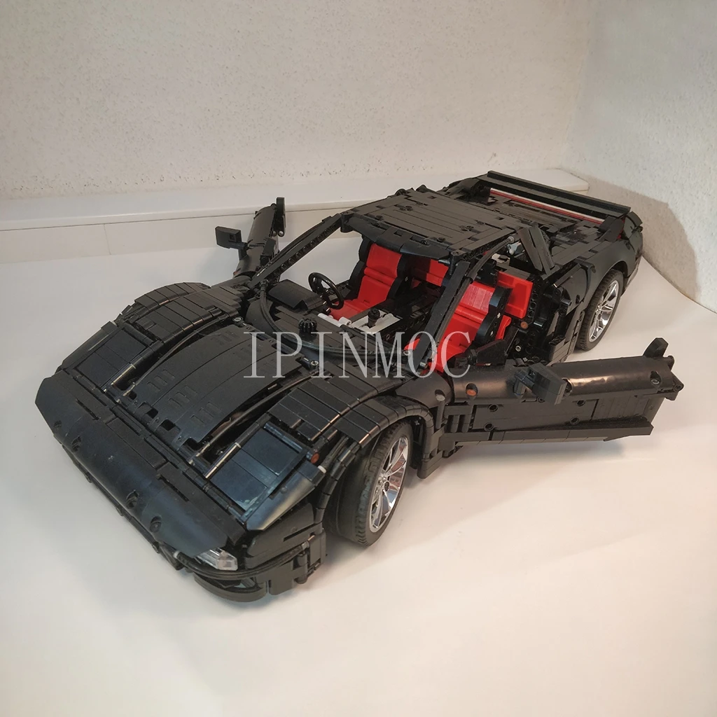 Технология строительный блок moc-30093 Honda nsxs автомобиль супер спортивный части