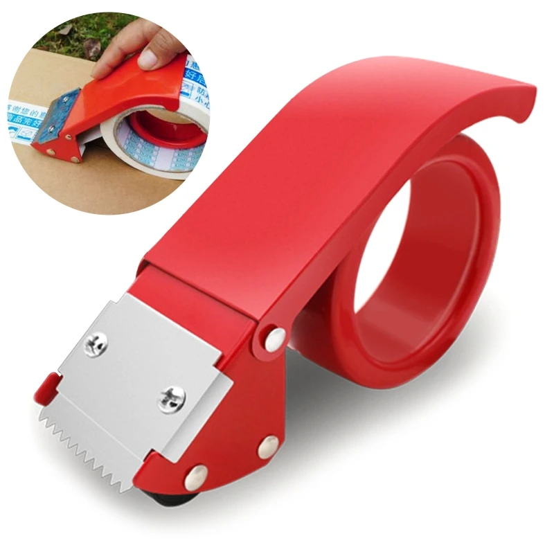 

Sealing Packer Tape Dispenser Packaging Parcel 60mm Width Roller Cutter Holder