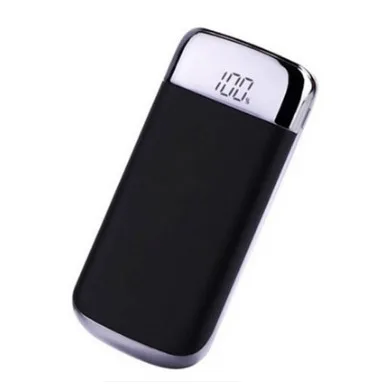 Black Realy 30000 мАч Внешний аккумулятор, внешний аккумулятор, 2 USB, lcd Внешний аккумулятор, портативное зарядное устройство для мобильного телефона, для Xiaomi Mi iphone X - Цвет: Black