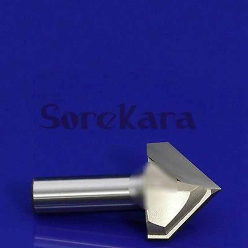 V-образная деревянная фреза 1/2 дюйма * 1 дюйм инструменты для ЧПУ Концевая МДФ