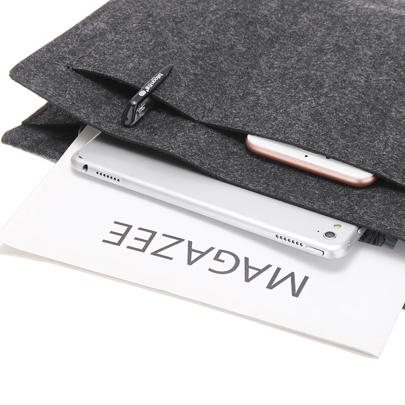 

1PC Sofa Bedside Storage Caddy Hanging Bag Home Book Holder Felt Pocket Organizer For Table Sofa 28*23*8cm