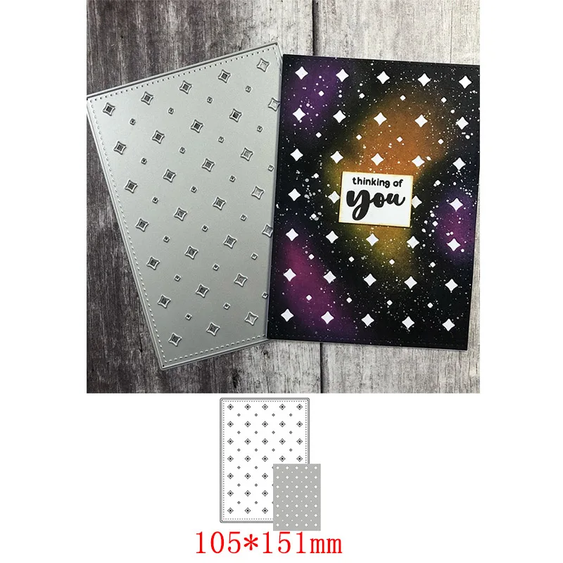 

Starry Background 202 New Metal Cutting Dies For Scrapbooking Craft Die Cut Card Photo Album Making Embossing Stencil