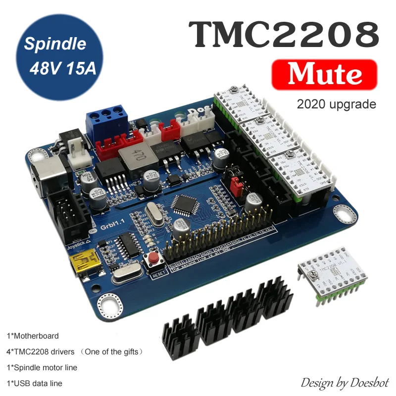 GRBL 1 гравировальный станок с ЧПУ Управление доска 3 оси лазерная гравировка
