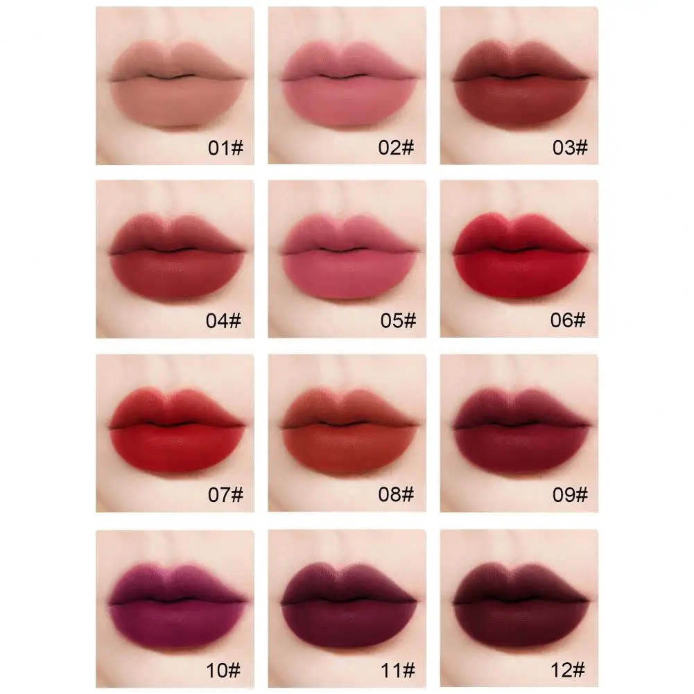

5g Women Lipsticks Stylish Multi-color Lip Makeup Lipsticks Waterproof Easy to Color Lip Makeup