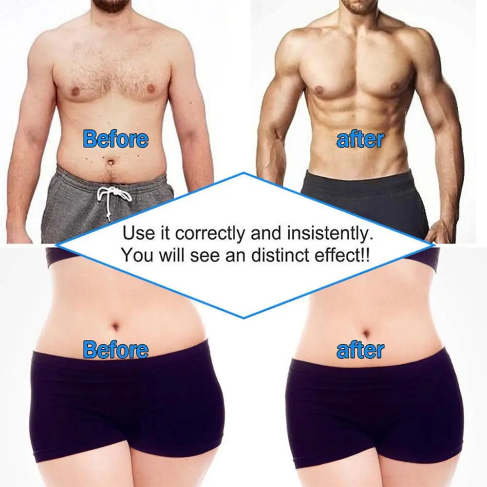 Battery Electric Muscle Training Gym Smart Fitness Equipment Stimulator Abdominal Tool Slimming Body Building | Спорт и развлечения