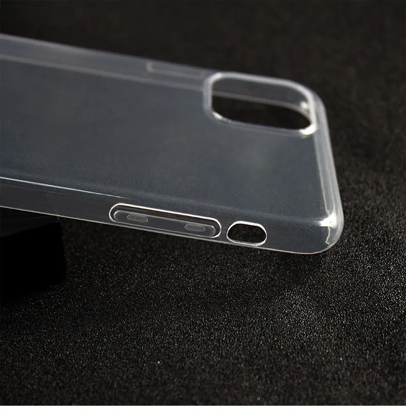 Для iPhone 11 2019 чехол ультра тонкий прозрачный мягкий Силиконовый ТПУ для Apple Pro Max