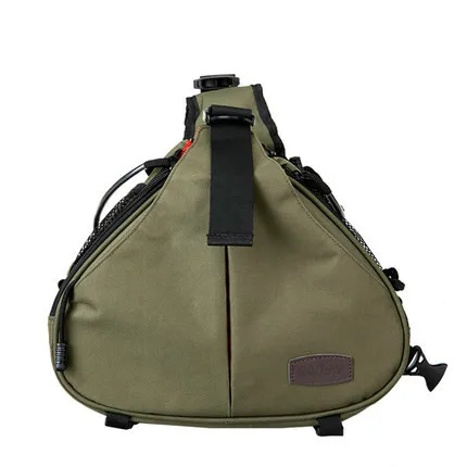 K1 ArmyGreen Caden Водонепроницаемый дорожный маленький DSLR наплечный мешок для камеры с дождевиком треугольник слинг сумка для sony Nikon Canon Цифровая камера K1 - Цвет: K1 ArmyGreen