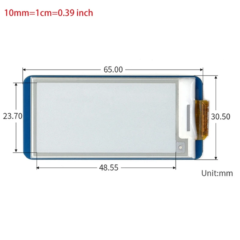 

2.13-inch E-ink Display Hat 250x122 Pixel Rev2 E-paper Screen Lcd for Raspberry Pi 4b/3b+/3b/2b/zero Wh and Jetson Nano Spi