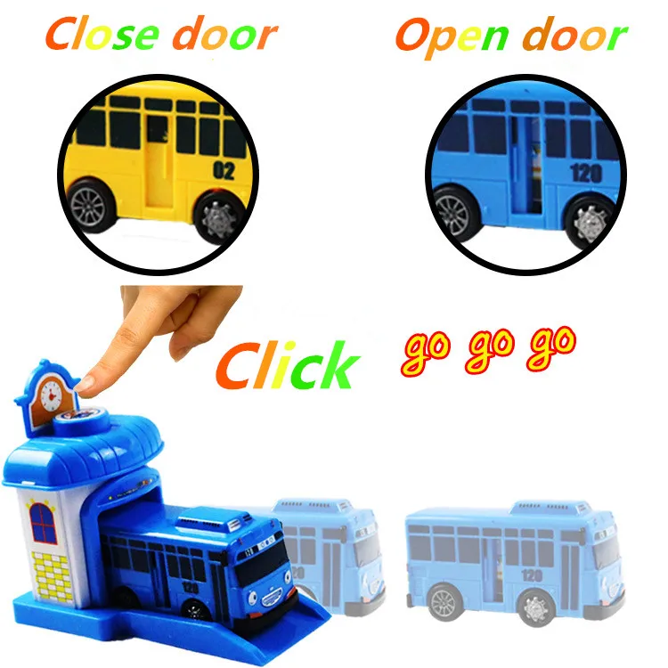 Новая открываемая дверь с коробкой 4 шт./компл. Корейская мультяшная игрушка TAYO