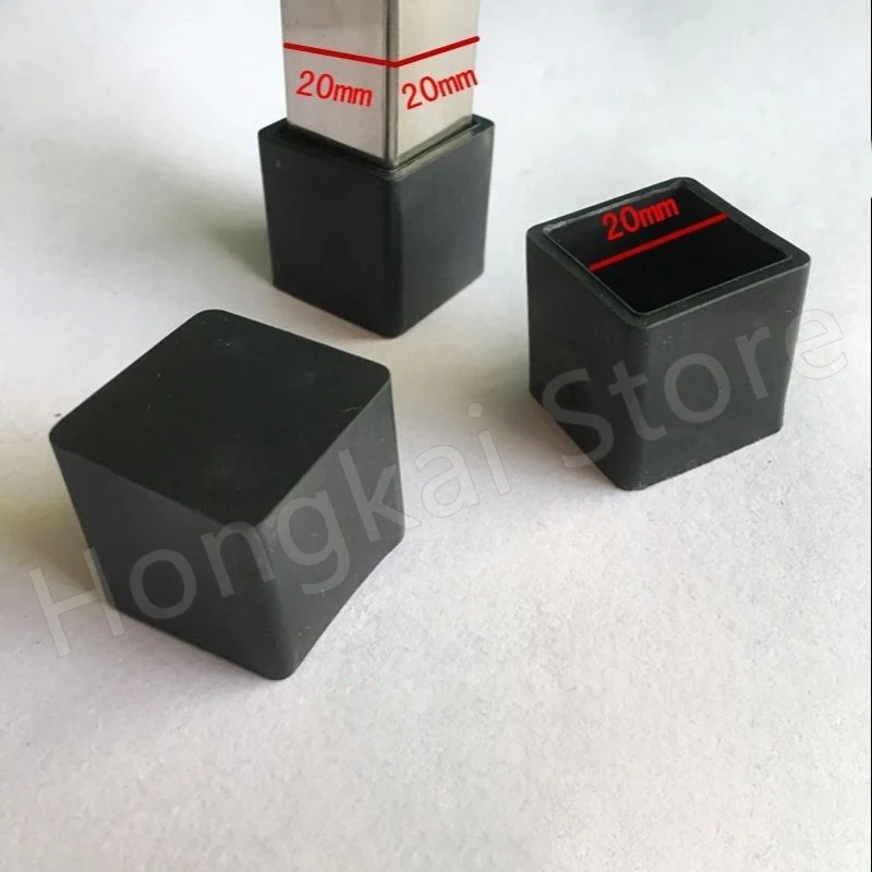 

10pcs Round/Rectangular/Square Thick Rubber Cover Non-Slip Foot Pad For Table Legs, Stool Legs, And Various Shelf Legs