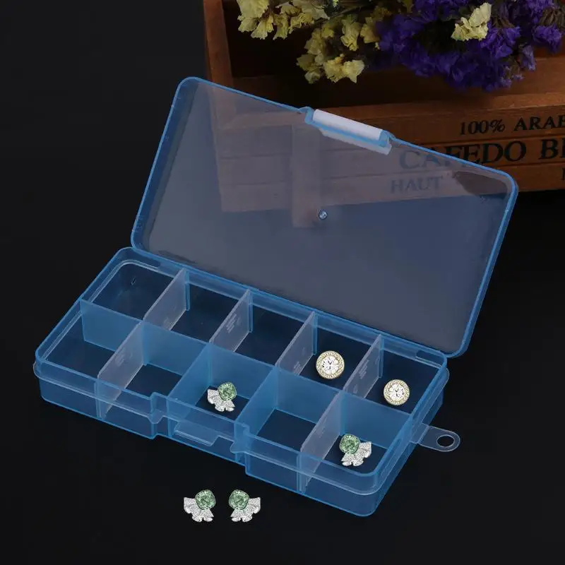 Прозрачный переносной чехол съемная акриловая шкатулка для ювелирных изделий