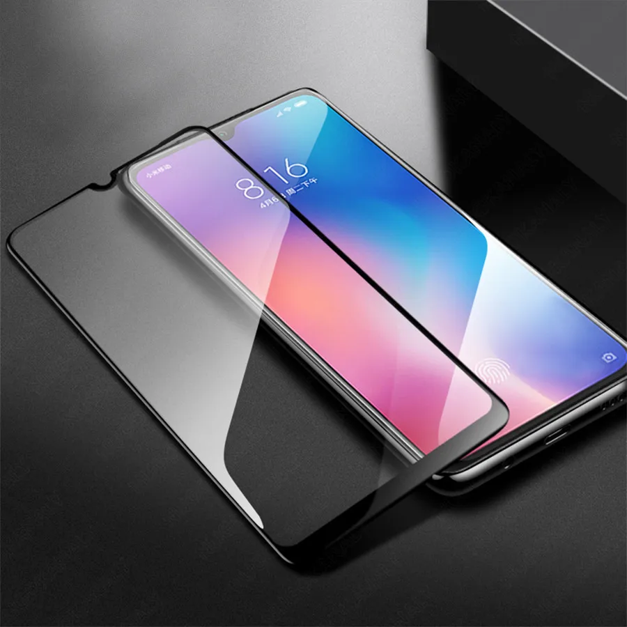 Закаленное защитное стекло 20D с полным покрытием для Xiaomi Redmi Note 7 8 Pro Mi 9 пленка