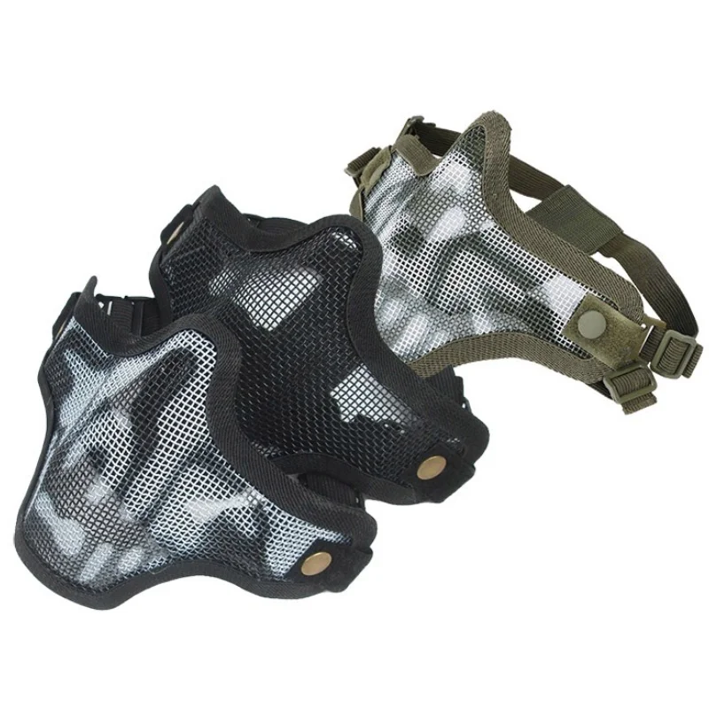 

V1 Strike металлическая Сетчатая Маска в виде черепа, армейские военные аксессуары для охоты, маски для страйкбола и пейнтбола с нижним лицом