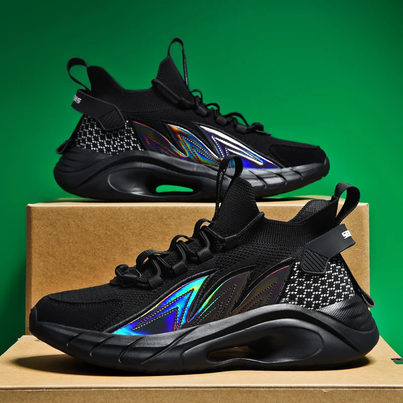 

2021 Summer New Style Men's Shoes Casual Trendy Shoes Youth Fashion Breathable Lightweight White Moon Old Shoes Sports Shoes