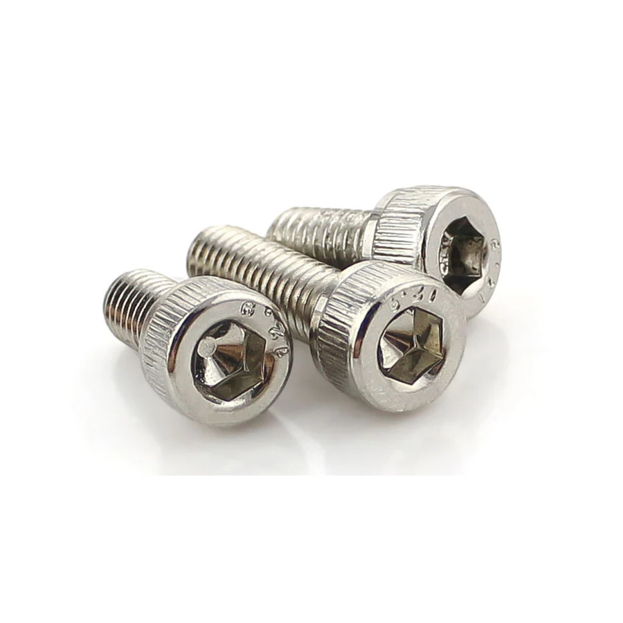 

5/10/20Pcs DIN912 Full/Half Thread Cap Cup Allen Head Bolt Socket Hexagon Screw M5 M6 M8 12.9 Grade Nickel Plated Length 6-100mm