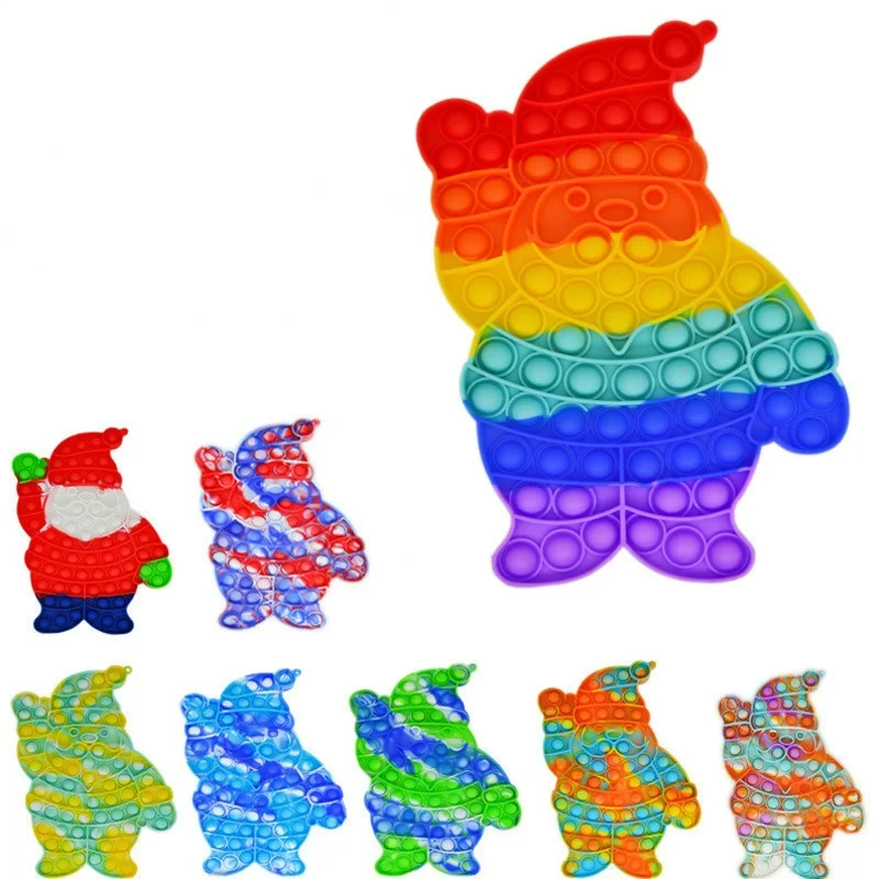 

Christmas Big Giant Size Huge Squeeze Toys Anti-stress Sensory Decompression Push Toy Changes Color Gift Game Toys