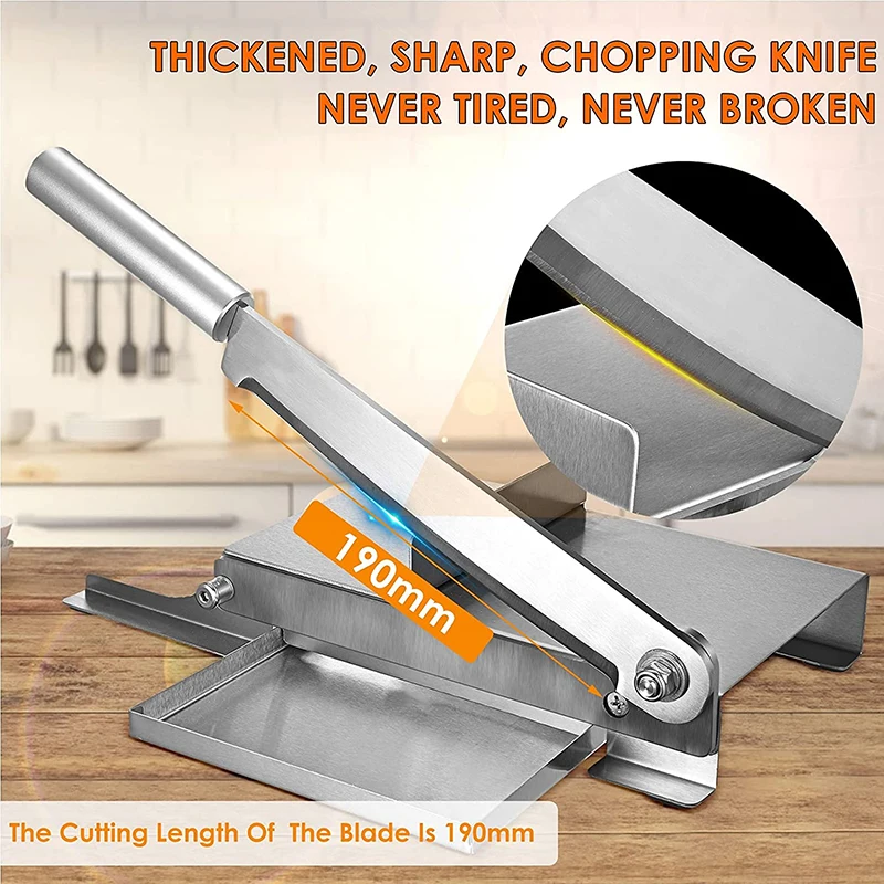 

Резак для мяса 9,5 дюйма, бытовой коммерческий резак для курицы, ребер, резак для ягненка