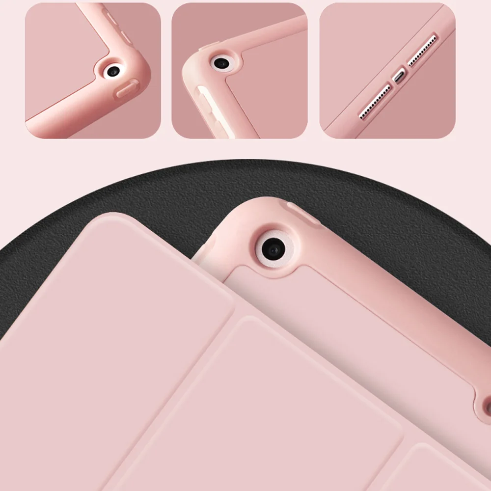 Чехол для нового iPad 9 7 дюйма 2018 2017 чехол с держателем карандашей PFHEU тонкий