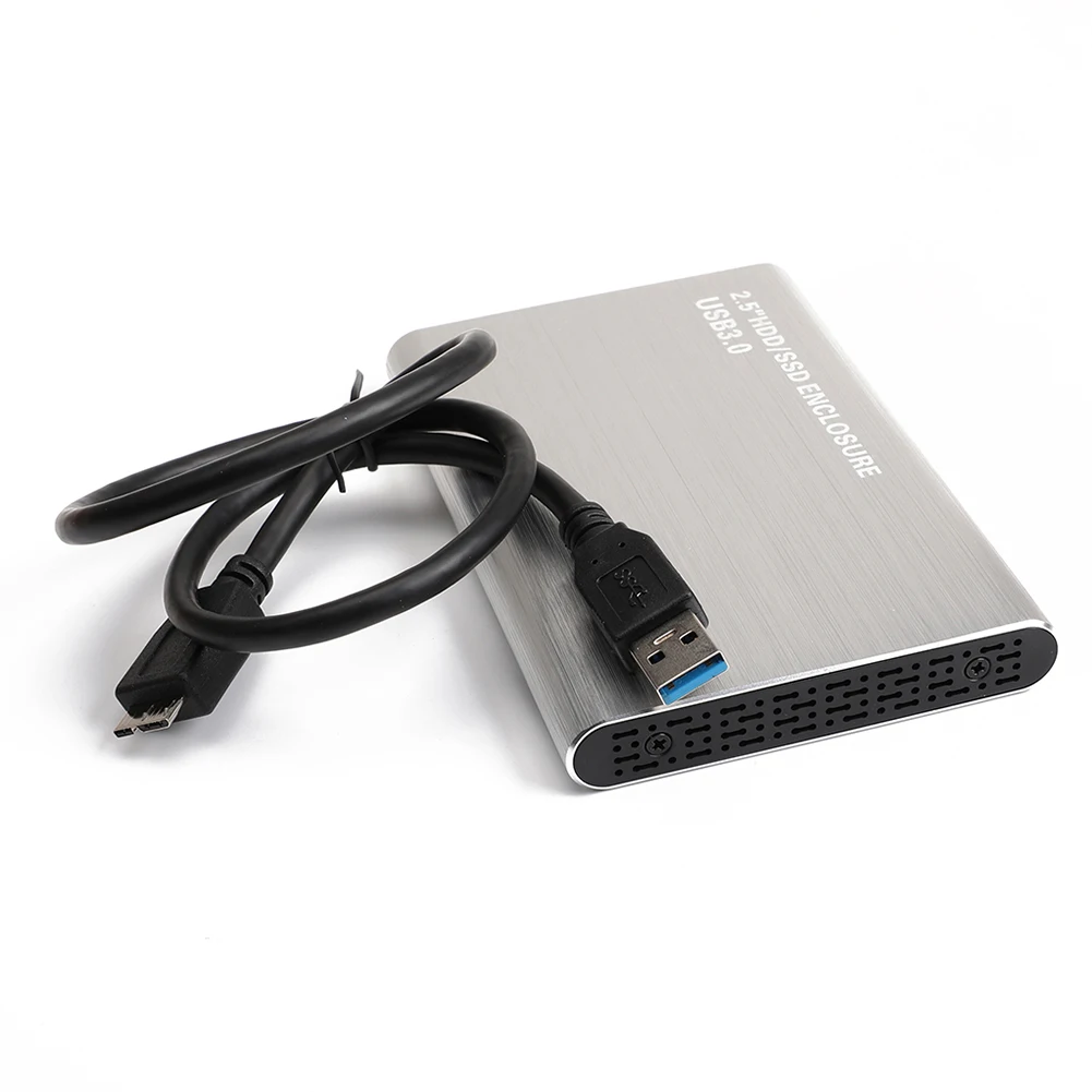

Aluminum Alloy Hark Disk USB 3.0 SSD Enclosure Desktop Notebook External Hard Drive Compact High Performance Storage DQ-