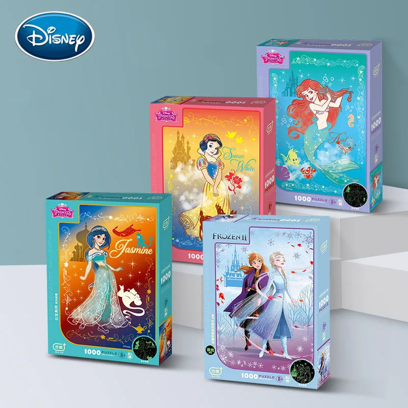 Игрушка Disney Холодное сердце 2/пазл с узором Принцессы Диснея 1000 штук светящихся