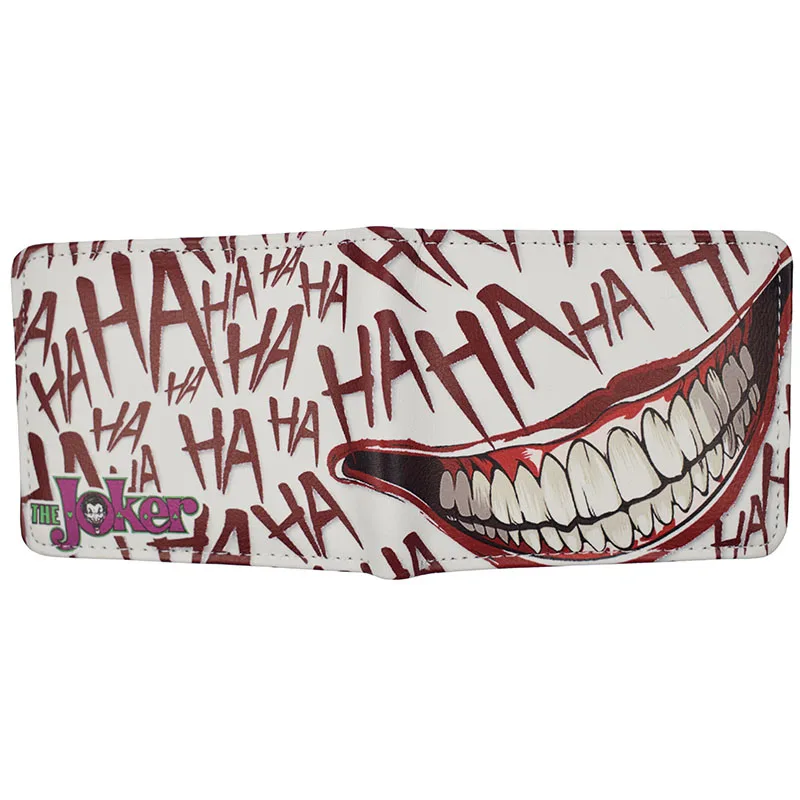 DC Joker кошелек высокого качества HAHAHA PU короткий кошелек кошельки для монет - Цвет: cp1991422