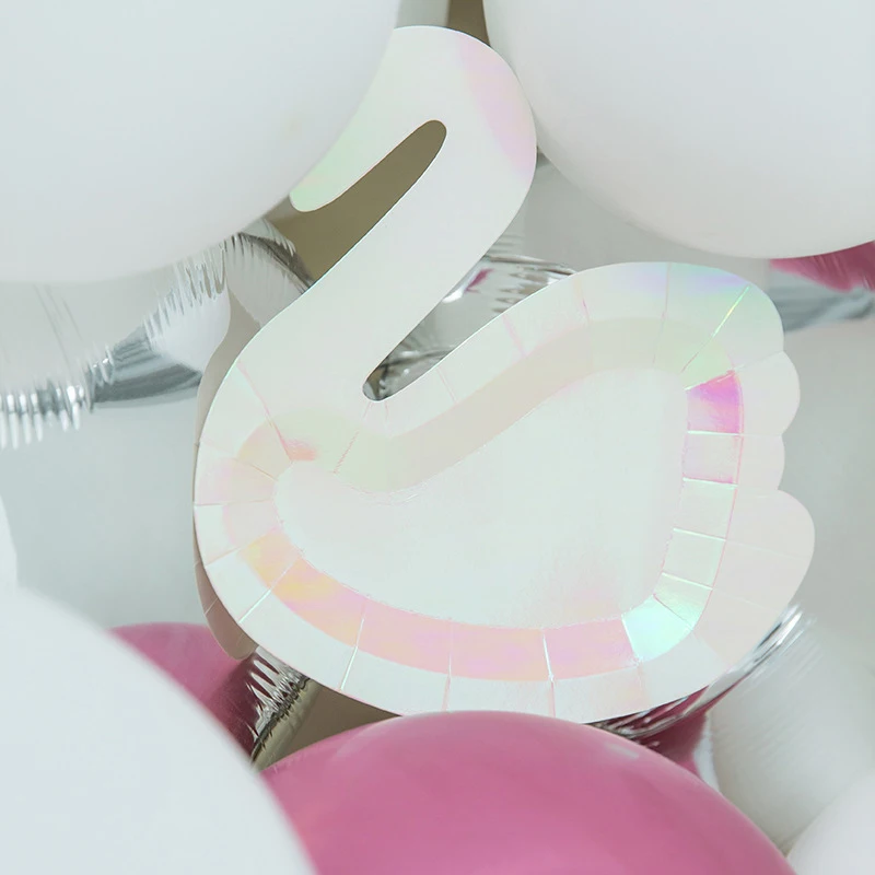 Одноразовая посуда из золотой фольги розовые зернистые соломинки украшение для