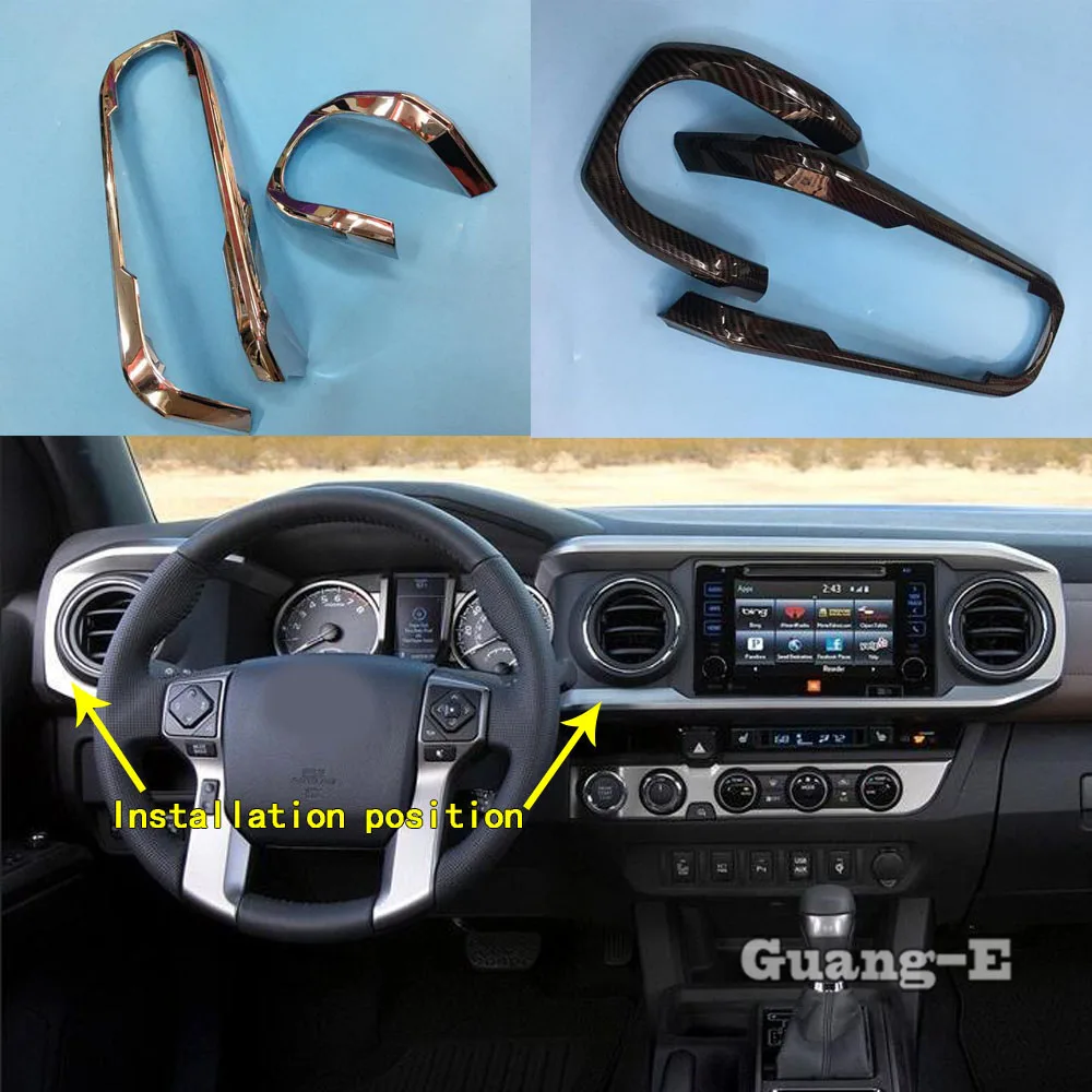 

Для Toyota Tacoma 2015, 2016, 2017, 2018, 2019, 2020, детектор украшения кузова, приборной панели, приборной панели, манометр, рамка, отделка
