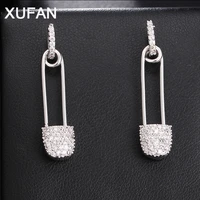 new pin cz stud earrings for women fashion high quality aaa zircon earrings weddings party earrings jewelry for christmas gifts