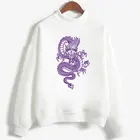 Корейские женские толстовки в стиле Харадзюку, модные укороченные топы, свитшоты, худи с китайским принтом дракона, Женская толстовка, пуловер, уличная одежда