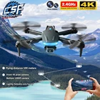 2021 Новый LS-878 мини-Дрон с разрешением 4K 1080P HD двойной Камера Wi-Fi FPV Дрон с камерой складной Дрон Rc квадрокоптер вертолет черный Дрон подарок игрушки для мальчикаи XT6