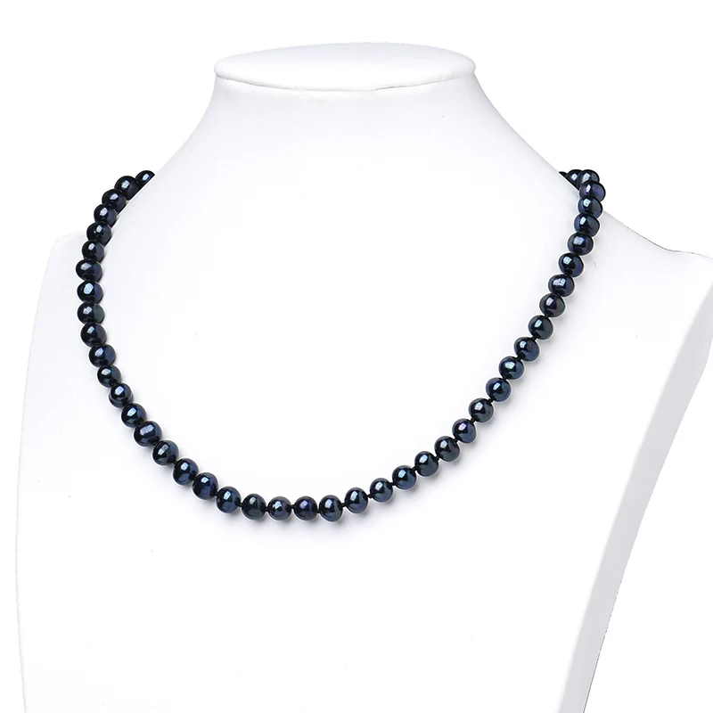 Пресноводный натуральный жемчуг 7-8 мм размер для изготовления Diy Шарм ожерелье 18