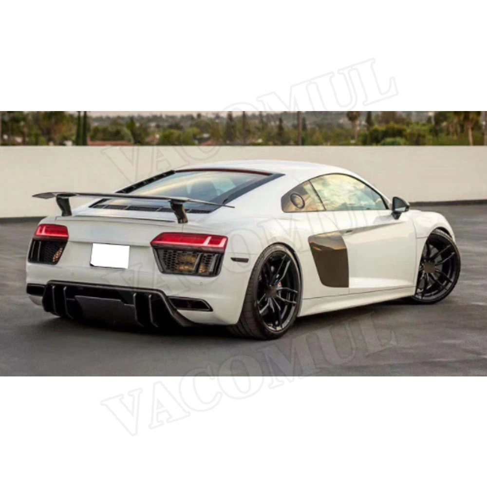 Сухой спойлер из углеродного волокна для заднего диффузора губ Audi R8 V8 V10 2017-2020