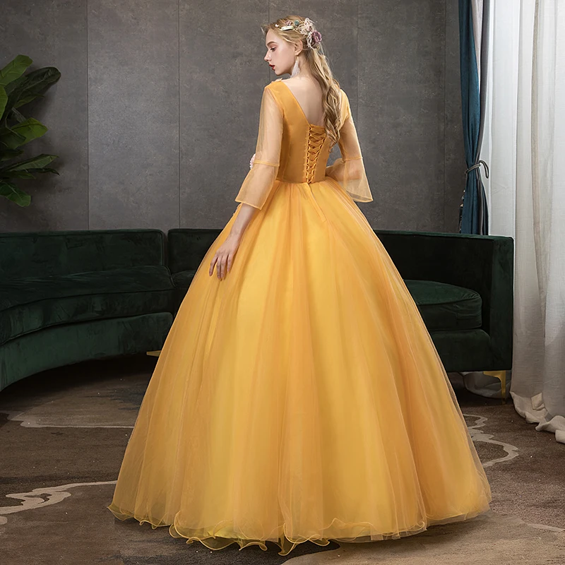 Mrs Win Quinceanera платья 2021 Новые Вечерние для выпускного вечера с длинным рукавом