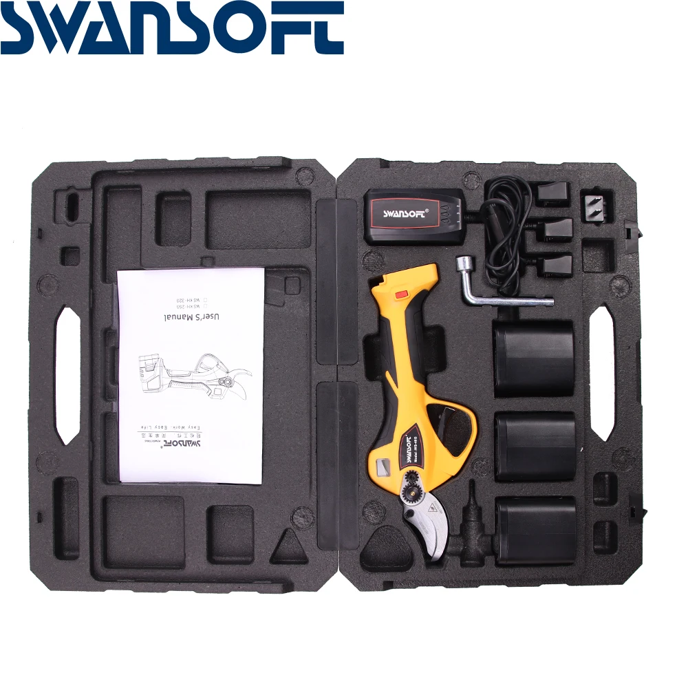 Садовый Электрический секатор SWANSOFT беспроводной Перезаряжаемый литиевый