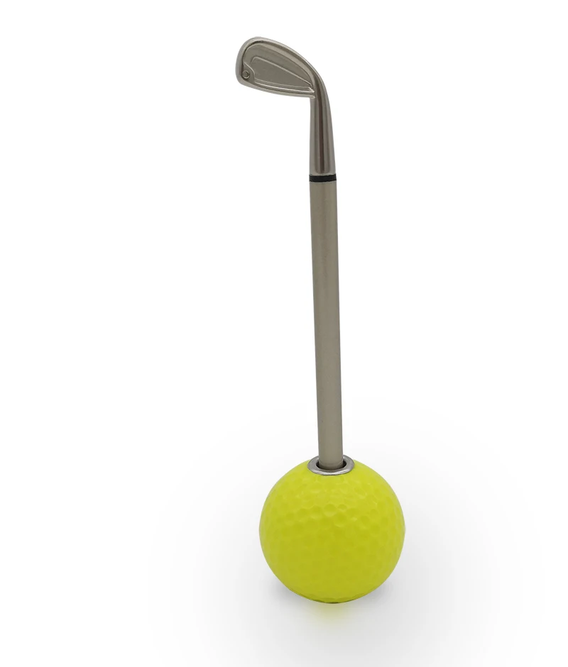 Новинка шариковая ручка с маленьким шариком для гольфа держатель черными