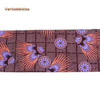 latest ankara fabric african real 100 polyester wax print 6 yards veritablewax african batik fabric for wedding dress fp6131