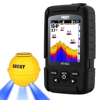 lucky ff718lic wla wireless portable fish finder 45m147feet sonar depth depth sounder echosonda echolot echo sondeur deeper